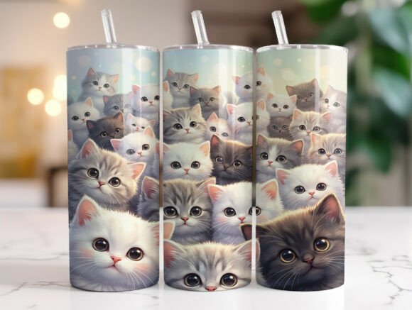Cute Black White Cat Tumbler Wrap Review