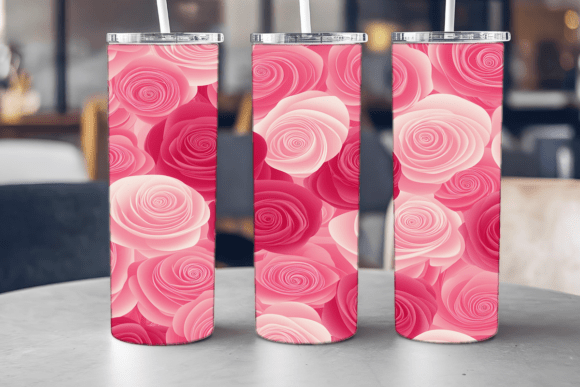 Spring Rose Floral Tumbler Graphics & Wraps Review