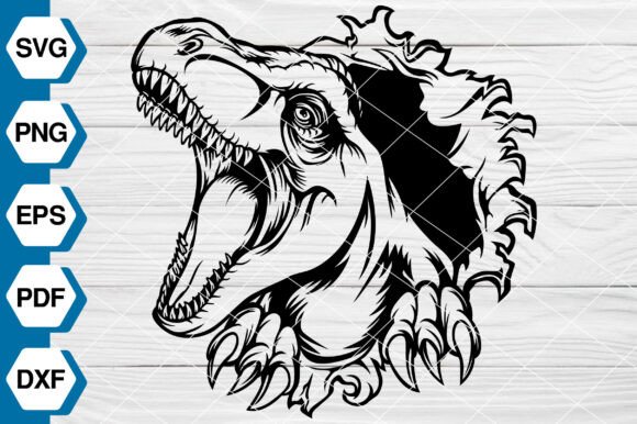 T-Rex Scratch SVG Dinosaur EP683 Review for Embroidery